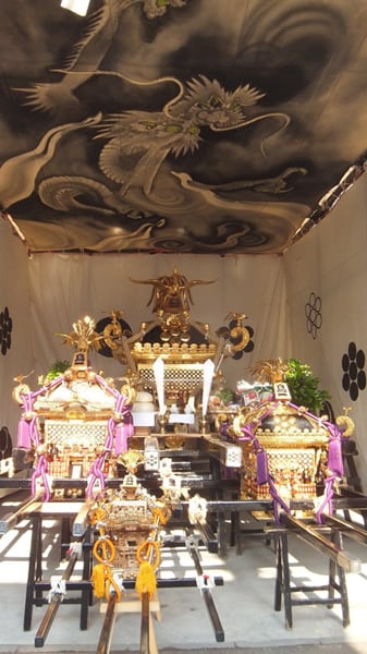 H24、２０１２町会神輿(黒)