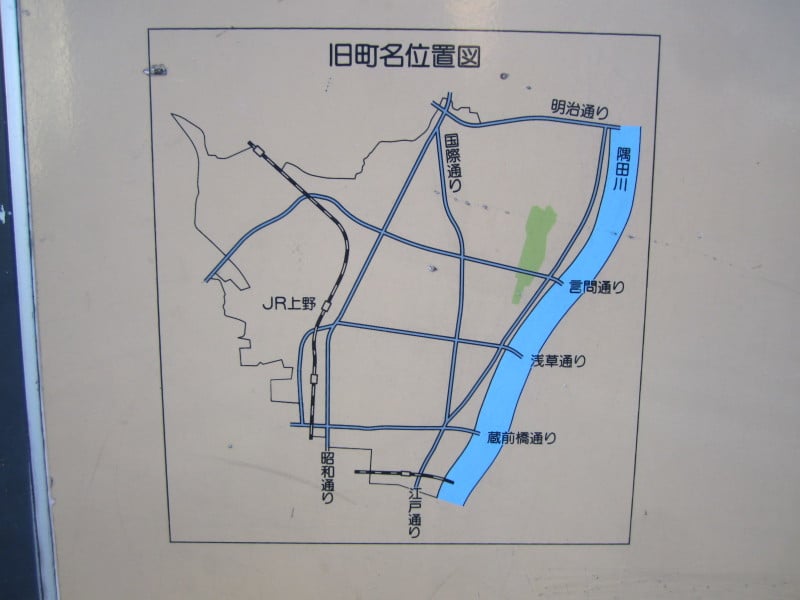 浅草馬道位置図